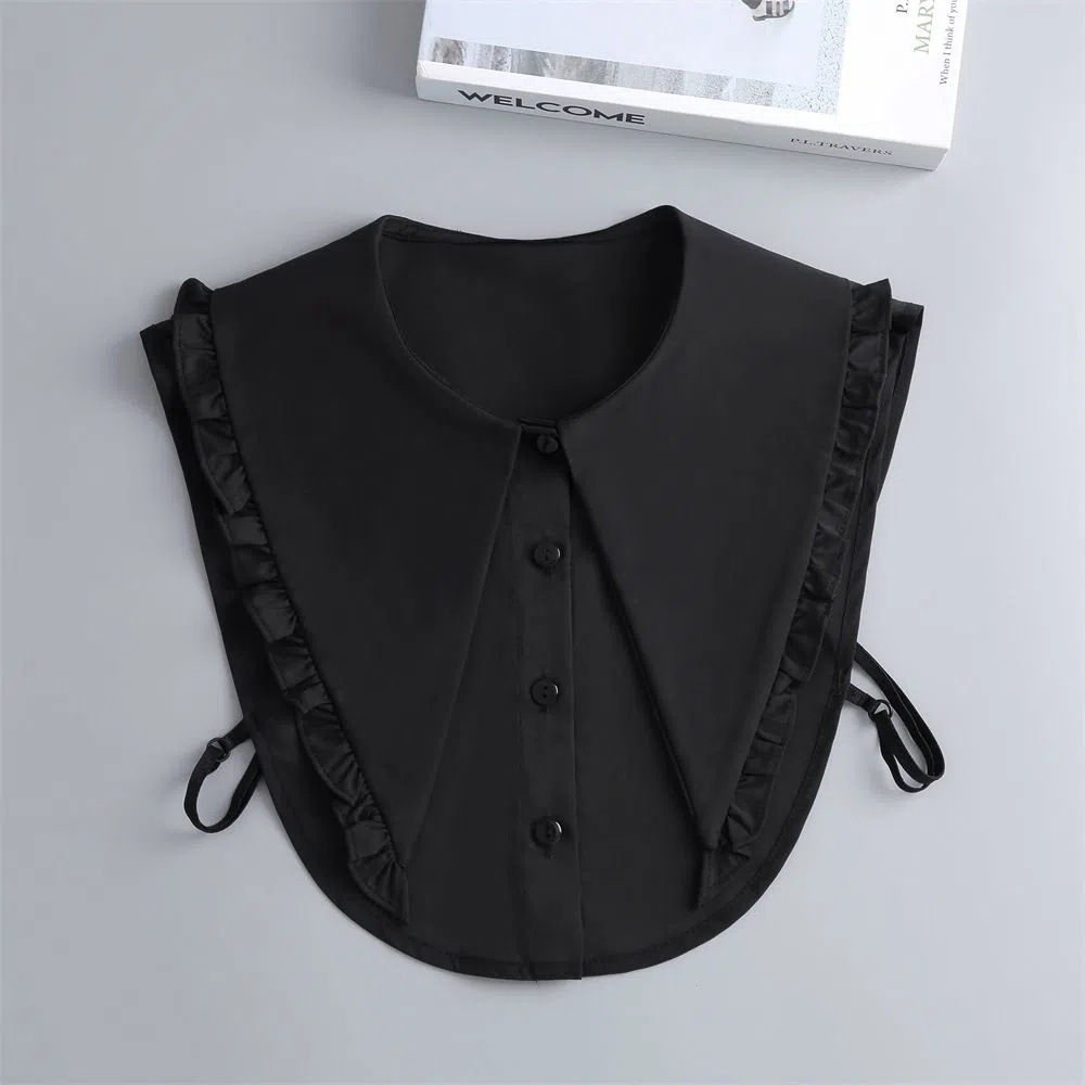 Multifunctional false collar with white tip 57 01